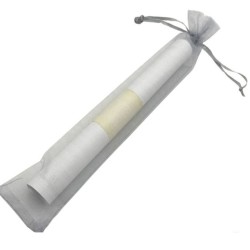Bolsa organza plata 28x5cm 5ud | Ducaval | Envías 24/48 horas 
