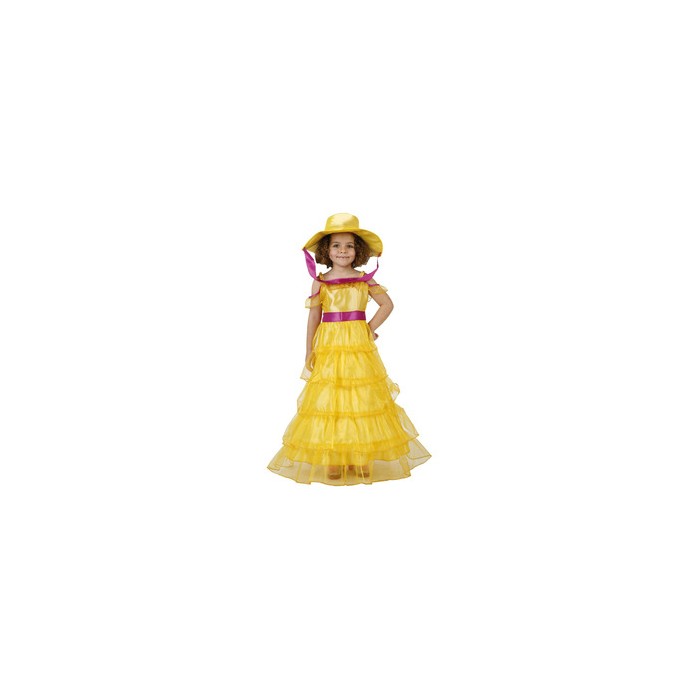 Disfraz de Dama Sureña amarilla