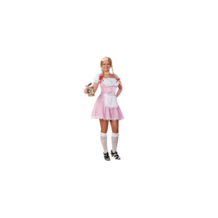 Disfraz de Chica Bavara rosa