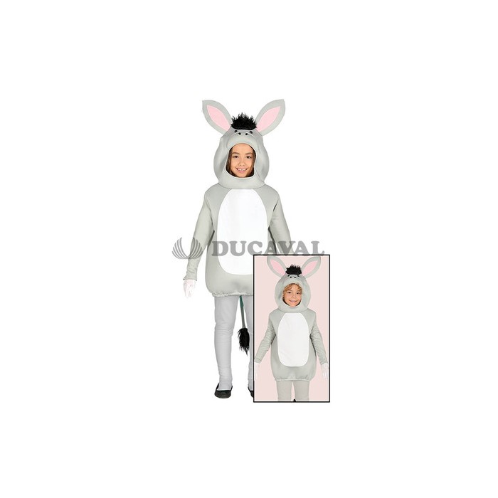 Disfraz de burro gris