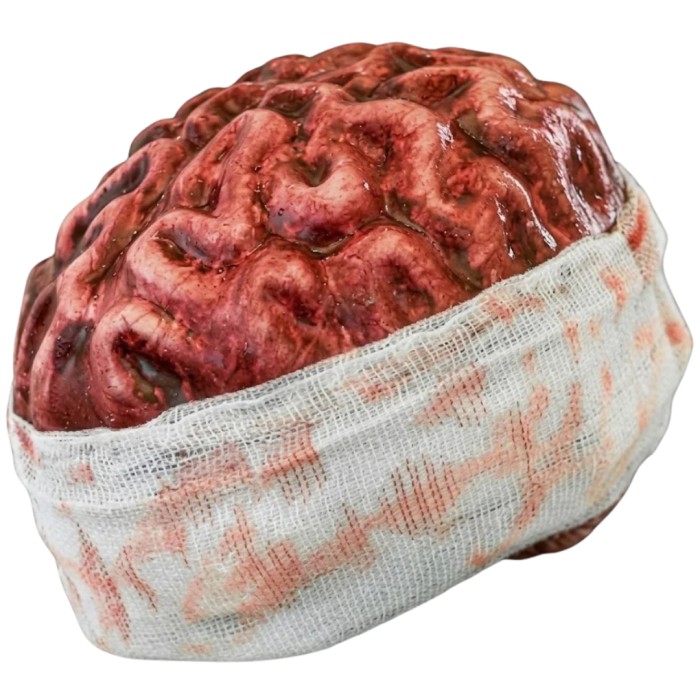 Tocado de Cerebro EVA con Venda Sangrienta para Halloween | Ducaval |