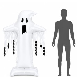 Globo Foil Fantasma XXL 109 x 165 cm para Halloween | Ducaval | Envía