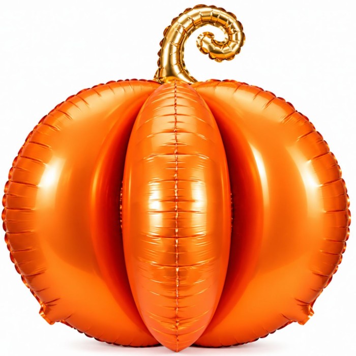 Globo Foil Calabaza Naranja 58 x 58 cm para Halloween | Ducaval | Env