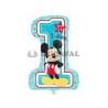 Globo foil happy birthday 1st mickey | Ducaval |