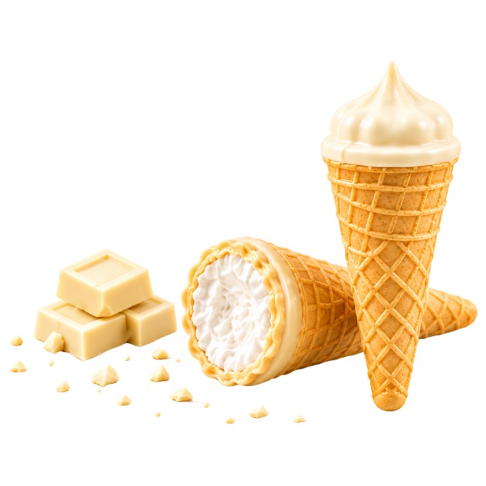 Kool Kones Chocolate Blanco – Mini Conos 20 Unidades | Ducaval | Enví