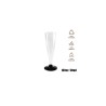 Copa cava reut transp pie negro 150cc 50ud | Ducaval | Envíos 24/48h