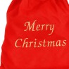 Saco De Papá Noel Rojo Merry Christmas 60x95 Cm | Ducaval | Envíos 24