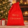 Saco De Papá Noel Rojo Merry Christmas 60x95 Cm | Ducaval | Envíos 24