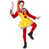 Disfraz de Payasa Sangrienta Amarilla para Halloween | Ducaval | Enví