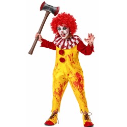 Máscara de Payaso Terrorífico de Vinilo para Halloween | Ducaval | En