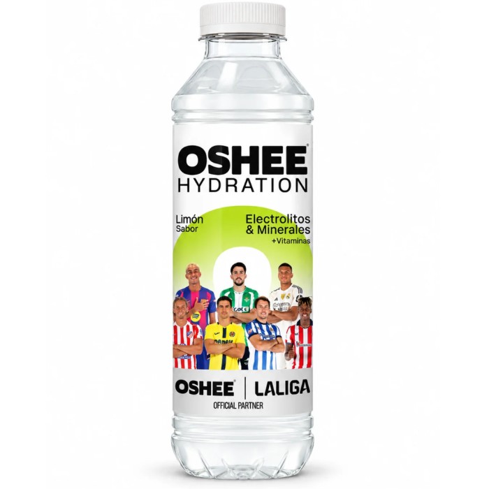 OSHEE Hydration Limón 555 ml– Bebida Isotónica  | Ducaval | Envías 24